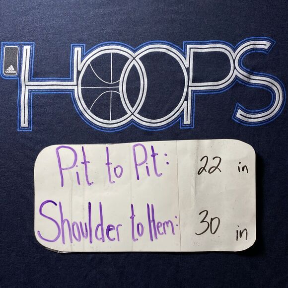 Adidas ClimaLite Mens Large Hoops Basketball Short Sleeve Graphic T Shirt - Picture 11 of 11